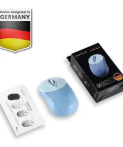 Alternative view of Perixx PERIMICE-802BL, Bluetooth-Maus für PC und Tablet, schnurlos, blau