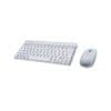 Perixx PERIDUO-712 DE W, Mini Tastatur und Maus Set, schnurlos, weiß