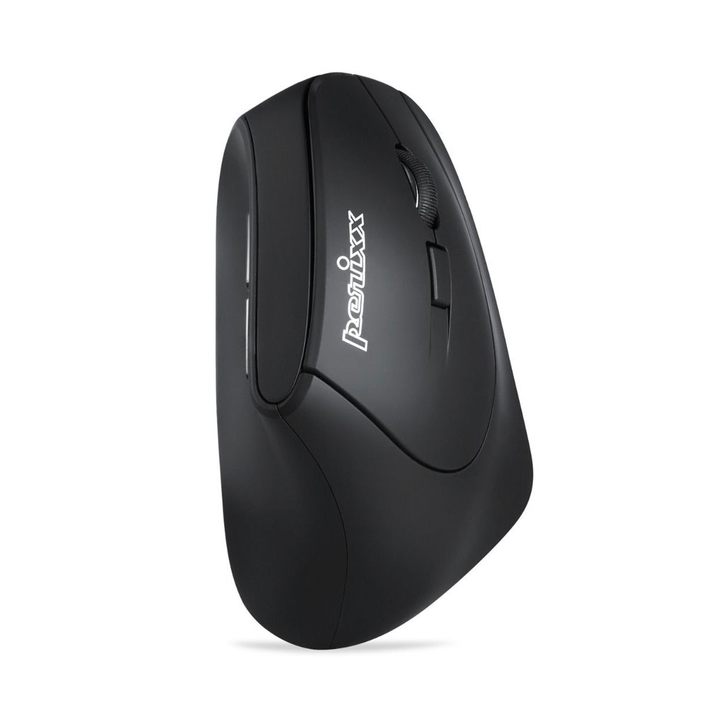 Perixx PERIMICE-715 II, Ergonomische Maus, schnurlos, schwarz, schwarz Perixx PERIMICE-715 II, Ergonomische Maus, schnurlos, schwarz, schwarz
