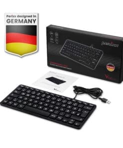Perixx PERIBOARD-332B DE, Mini-Tastatur, USB kabelgebunden, Hintergrundbeleuchtung, schwarz Perixx PERIBOARD-332B DE, Mini-Tastatur, USB kabelgebunden, Hintergrundbeleuchtung, schwarz – Bild 4