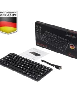 Perixx PERIBOARD-732B DE, Mini-Tastatur Wireless, mit Hintergrundbeleuchtung, schwarz Perixx PERIBOARD-732B DE, Mini-Tastatur Wireless, mit Hintergrundbeleuchtung, schwarz – Bild 4