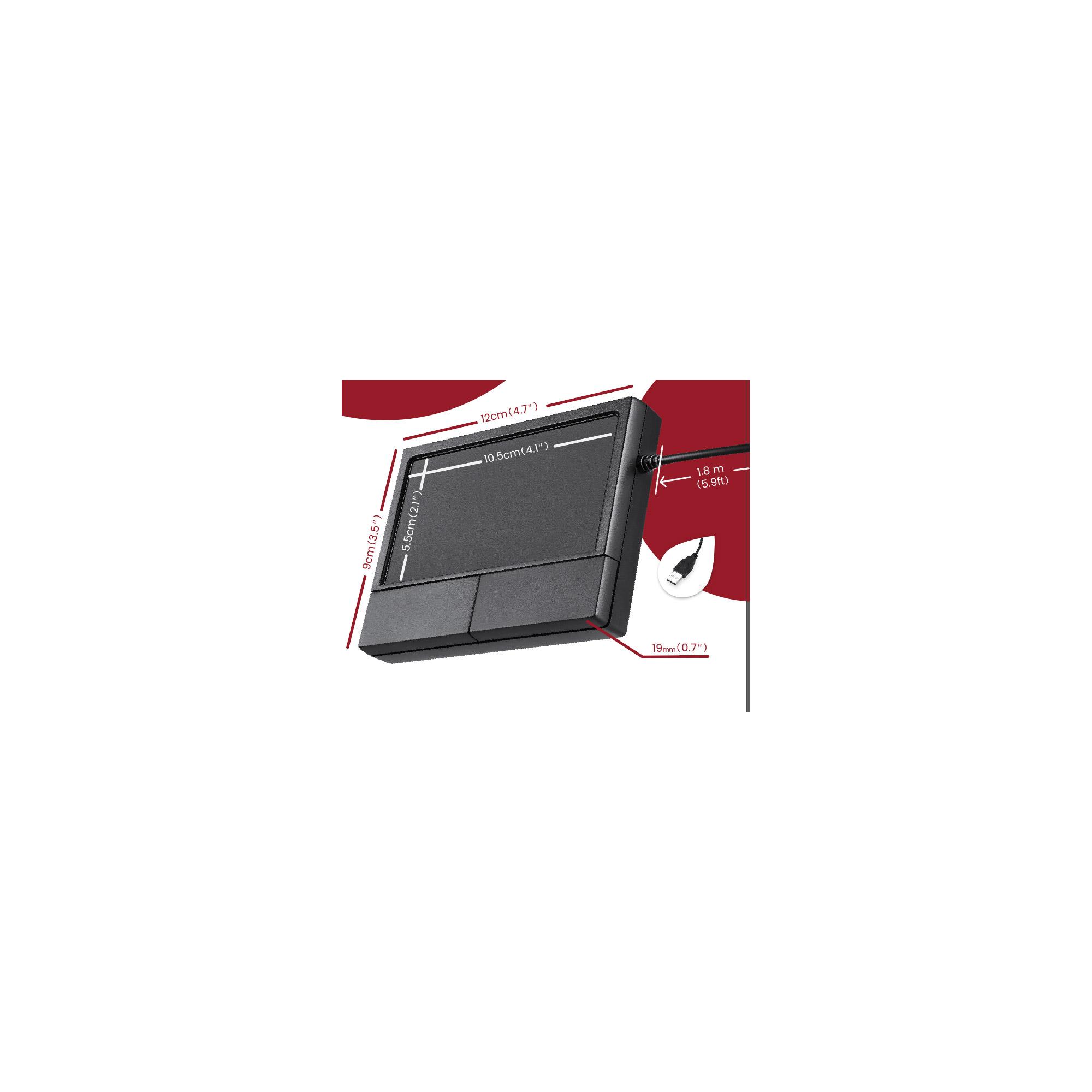 Perixx PERIPAD 504, Multi-Gesten Touchpad, schwarz Perixx PERIPAD 504, Multi-Gesten Touchpad, schwarz – Bild 5