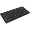 Perixx PERIBOARD-510 H PLUS DE, Mini USB-Tastatur, Touchpad, Hub, schwarz