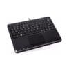 Perixx PERIBOARD-510 H PLUS UK, Mini USB-Tastatur, Touchpad, Hub, schwarz, schwarz Perixx PERIMICE-719, Kleine ergonomische Maus, schnurlos, schwarz