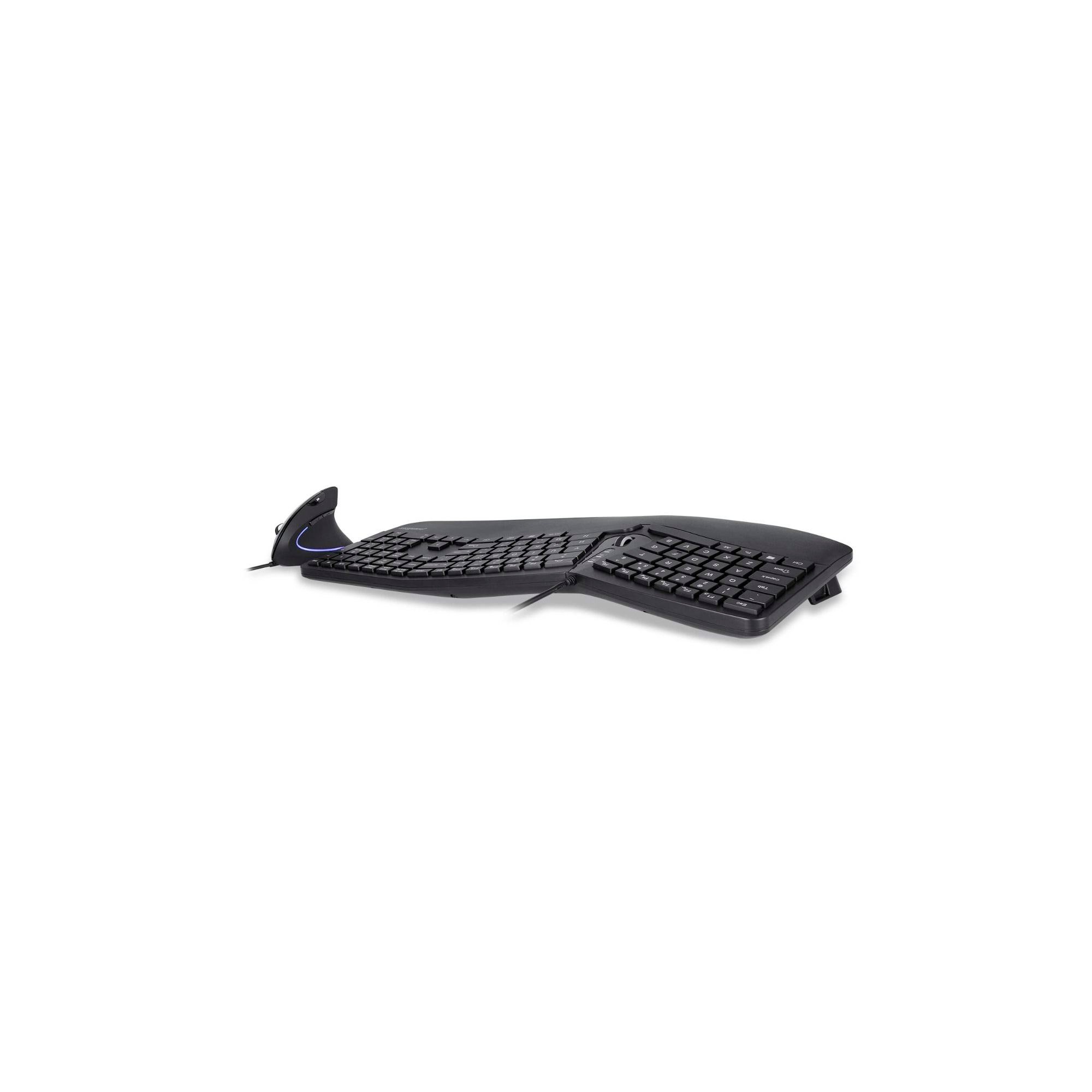 Perixx PERIDUO-505B, DE, Tastatur- und Maus Set, USB-Kabel, ergonomisch, schwarz Perixx PERIDUO-505B, DE, Tastatur- und Maus Set, USB-Kabel, ergonomisch, schwarz – Bild 2