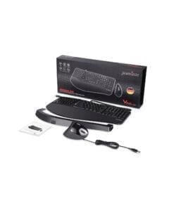 Perixx PERIDUO-505B, DE, Tastatur- und Maus Set, USB-Kabel, ergonomisch, schwarz Perixx PERIDUO-505B, DE, Tastatur- und Maus Set, USB-Kabel, ergonomisch, schwarz – Bild 6
