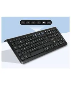 Alternative view of Perixx PERIDUO-703 B DE, Tastatur und Maus Set, schnurlos, schwarz