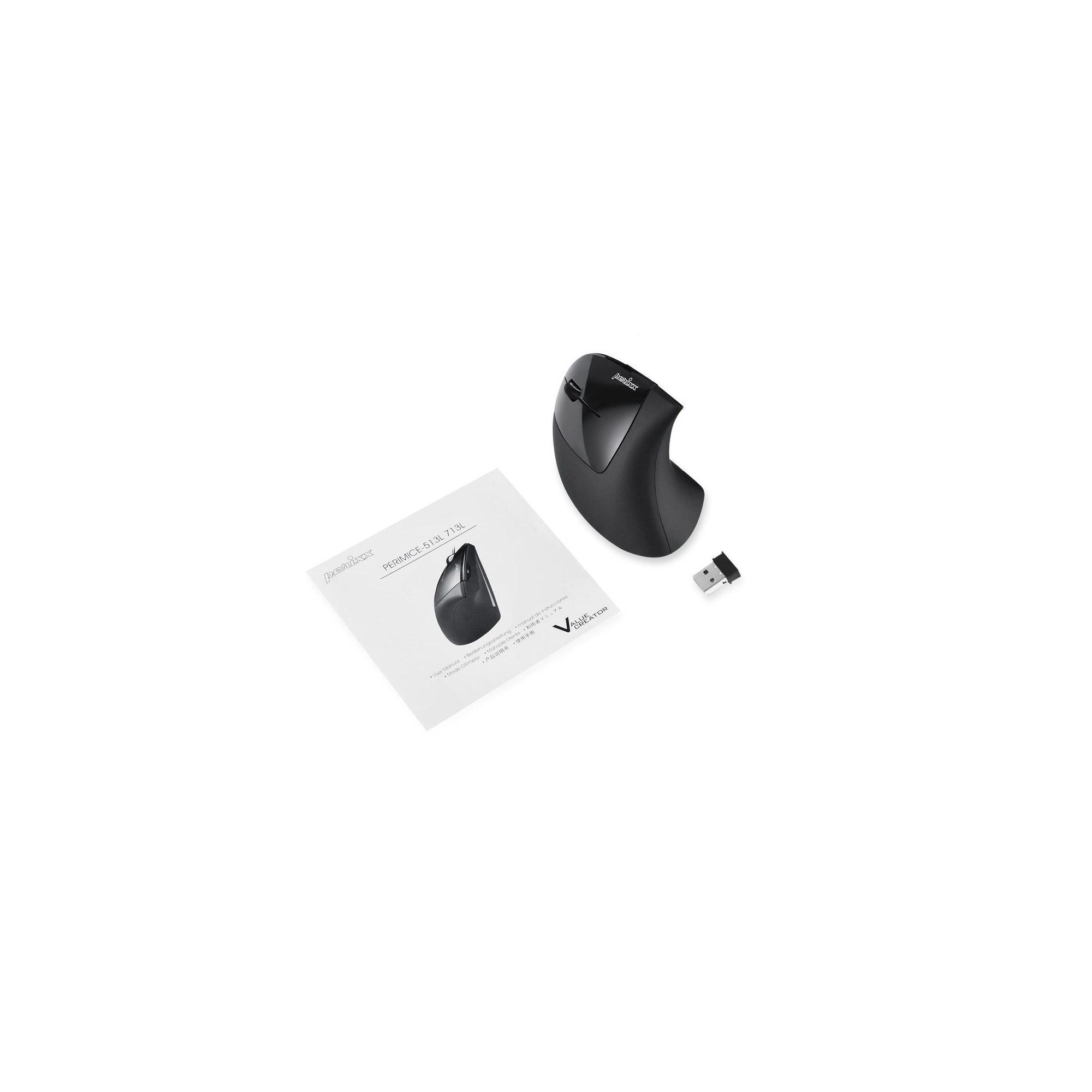 Perixx PERIMICE-713 L , ergonomische vertikale Maus für Linkshänder, schwarz Perixx PERIMICE-713 L , ergonomische vertikale Maus für Linkshänder, schwarz – Bild 8