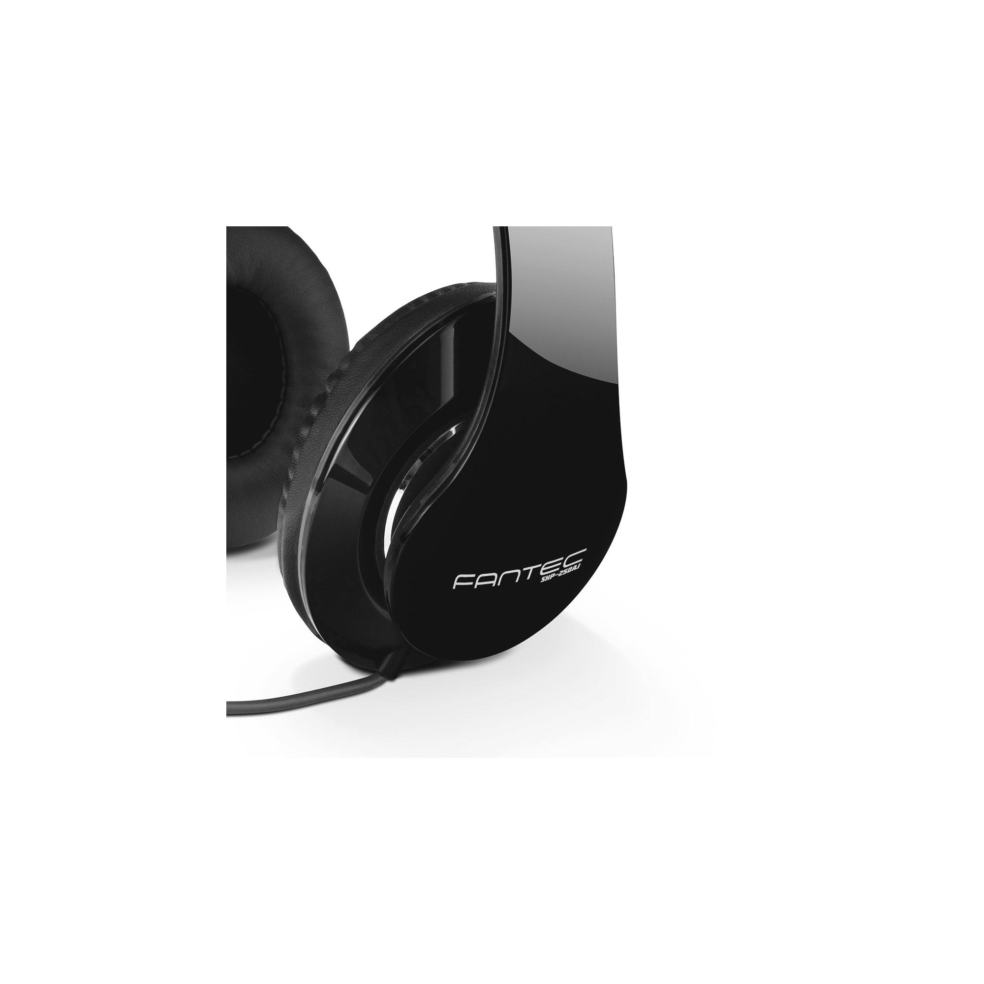 FANTEC SHP-250AJ-BB, Kopfhörer, stereo, 3,5mm-Klinke, schwarz FANTEC SHP-250AJ-BB, Kopfhörer, stereo, 3,5mm-Klinke, schwarz – Bild 4