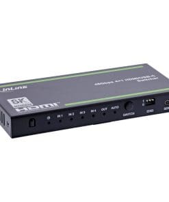 InLine® HDMI Switch, 4-fach, 48Gb/s, 8K@60Hz, mit USB-C