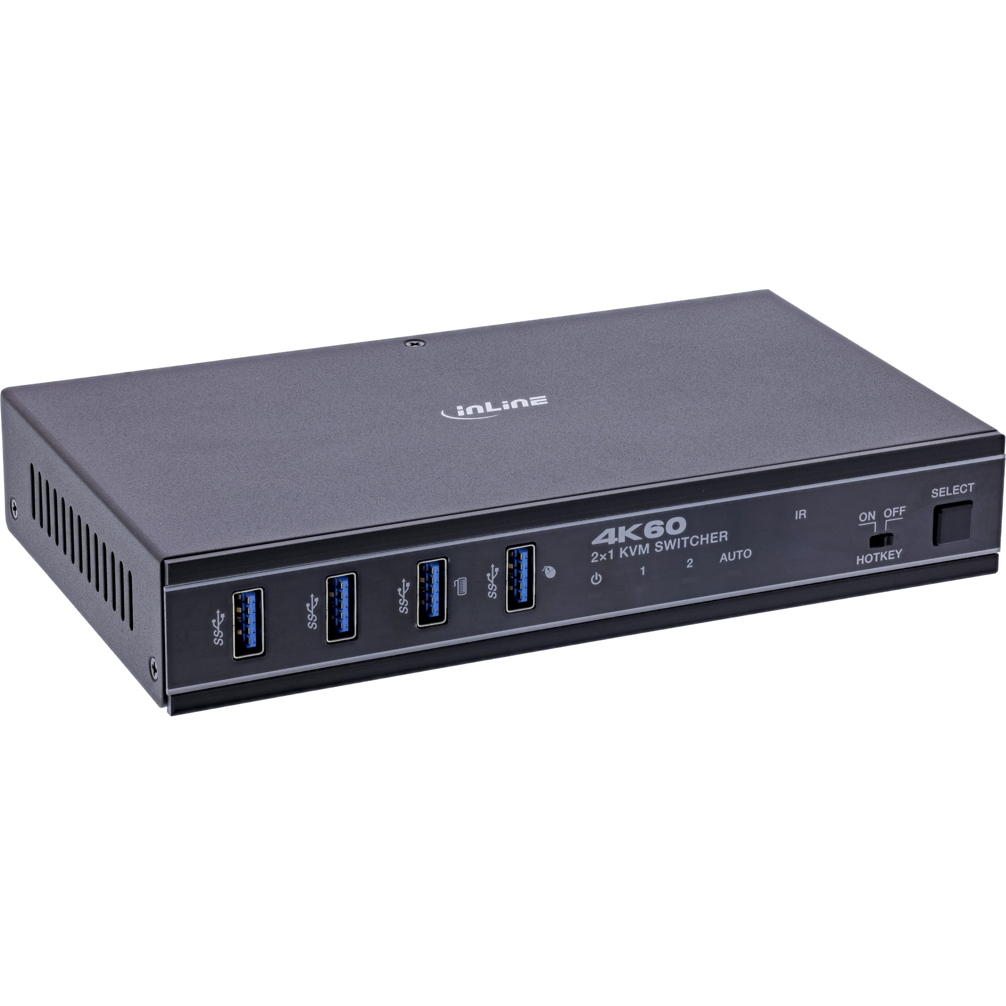 InLine® KVM Switch, 2-fach, HDMI & USB-C, 4K60Hz, Umschalter InLine® KVM Switch, 2-fach, HDMI & USB-C, 4K60Hz, Umschalter