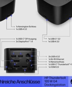 HP Thunderbolt Dockingstation 120W G4 – Bild 5