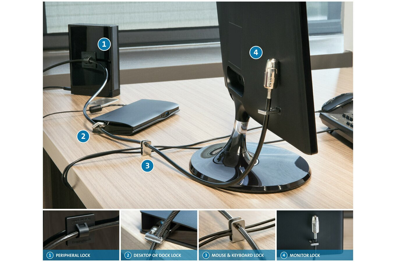 Kensington Schließsystem für Desktop- und Peripheriegeräte 2.0 Kensington Schließsystem für Desktop- und Peripheriegeräte 2.0 – Bild 7