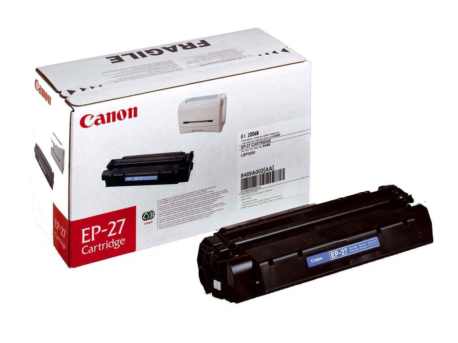 Canon Toner EP-27 schwarz (ca. 2500 Seiten) Canon Toner EP-27 schwarz (ca. 2500 Seiten)