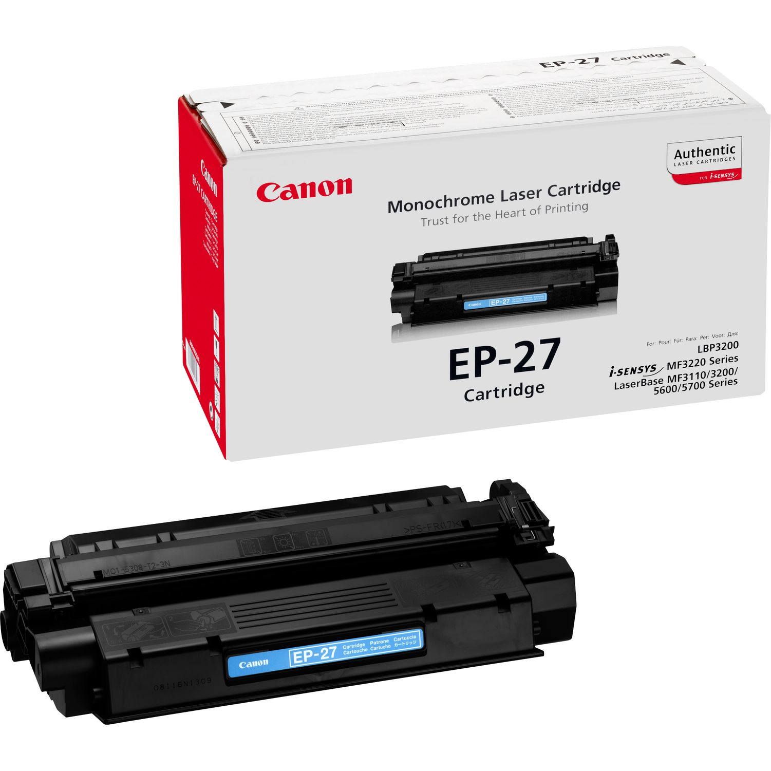 Canon Toner EP-27 schwarz (ca. 2500 Seiten) Canon Toner EP-27 schwarz (ca. 2500 Seiten) – Bild 4