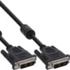 DVI-D Kabel, digital 24+1 Stecker / Stecker, Dual Link, 2 Ferrite, 2m, schwarz InLine® DVI-D Kabel, digital 18+1 Stecker / Stecker, Single Link, 2 Ferrite, 2m