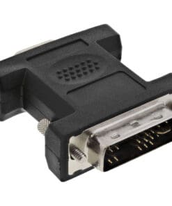 InLine® DVI-A Adapter, Analog 12+5 Stecker auf 15pol HD Buchse (VGA), schwarz