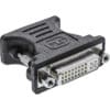 InLine® DVI-A Adapter, Analog 24+5 Buchse auf 15pol HD Stecker (VGA), schwarz