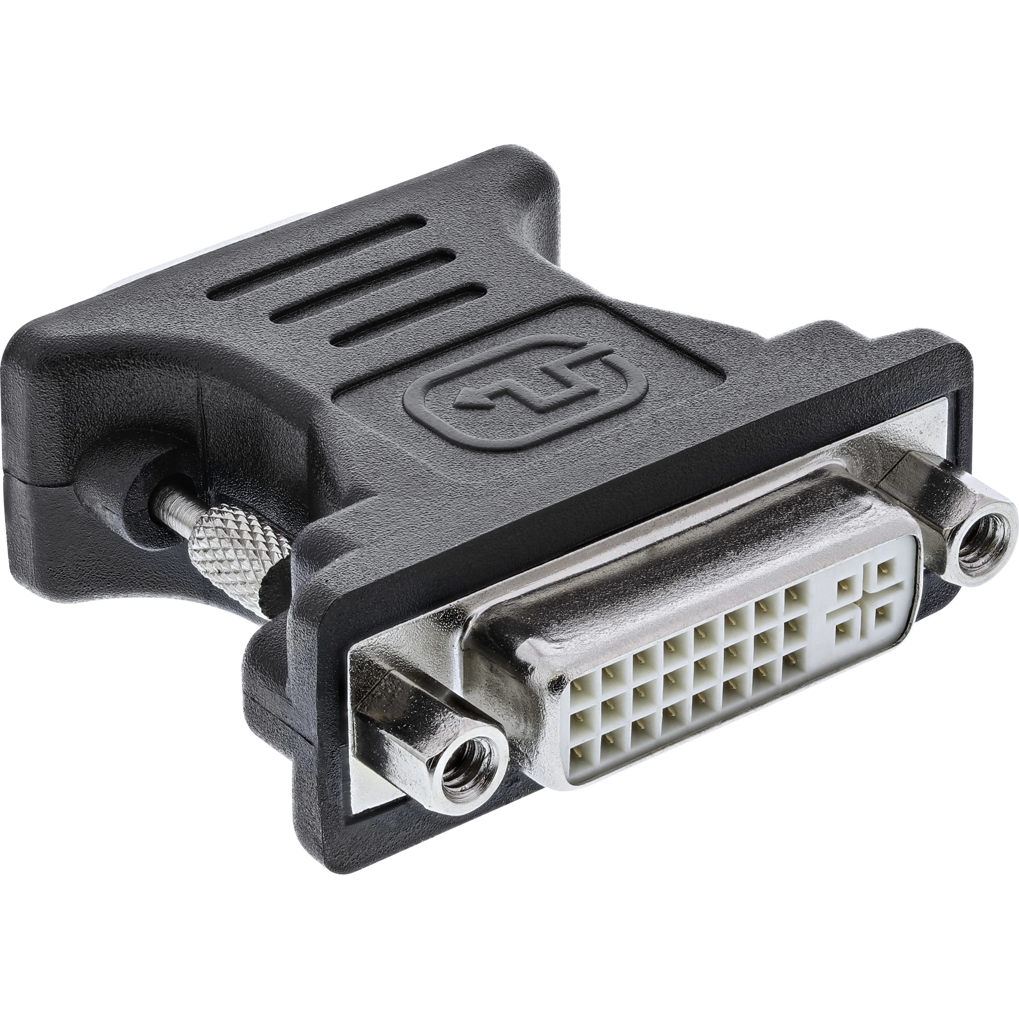 InLine® DVI-A Adapter, Analog 24+5 Buchse auf 15pol HD Stecker (VGA), schwarz InLine® DVI-A Adapter, Analog 24+5 Buchse auf 15pol HD Stecker (VGA), schwarz