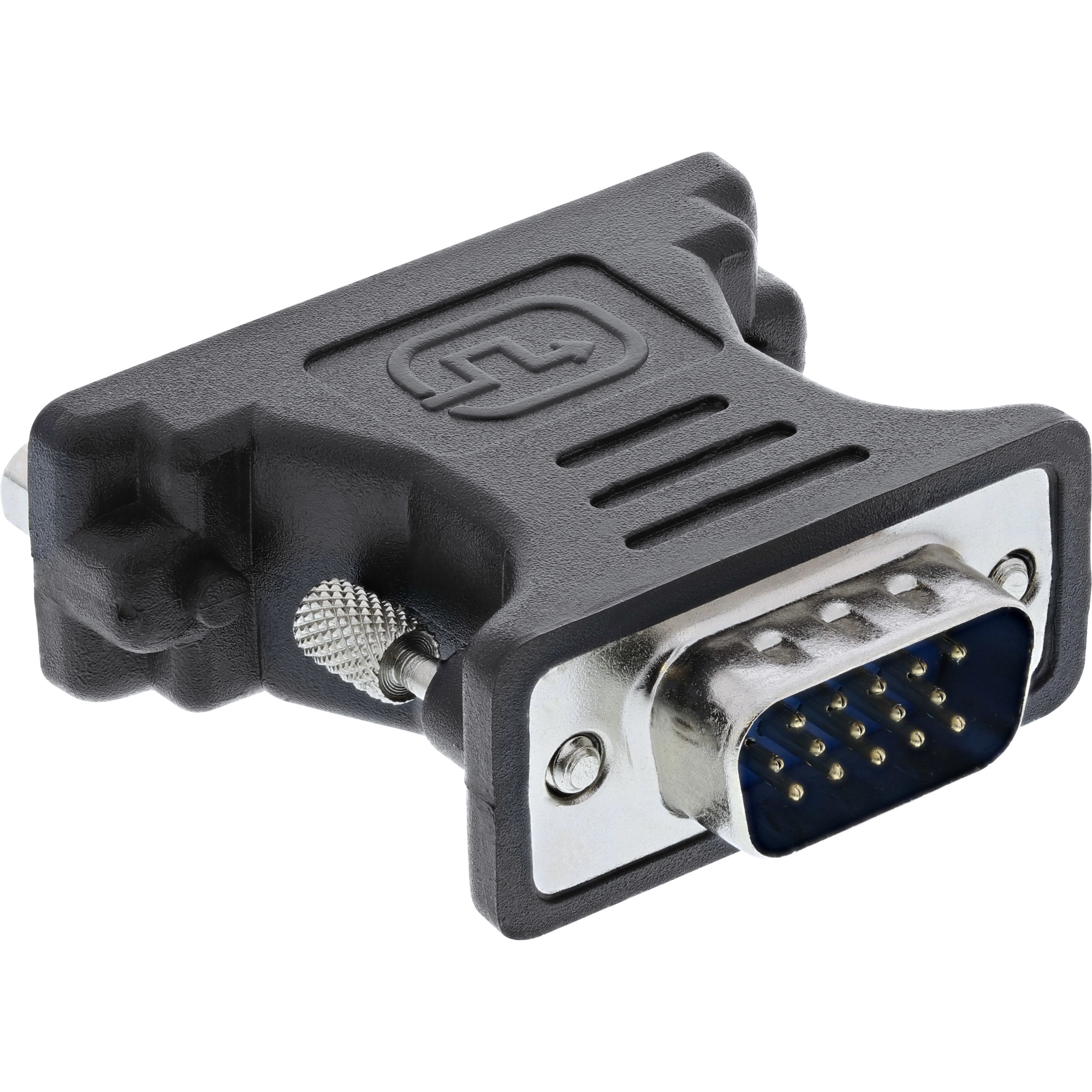 InLine® DVI-A Adapter, Analog 24+5 Buchse auf 15pol HD Stecker (VGA), schwarz InLine® DVI-A Adapter, Analog 24+5 Buchse auf 15pol HD Stecker (VGA), schwarz – Bild 2