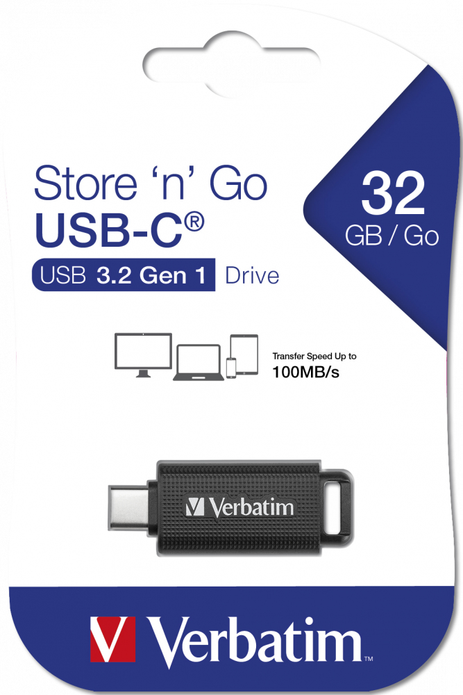Verbatim Store 'n' Go USB-Stick 128 GB USB Typ-C 3.2 Gen 1 (3.1 Gen 1) Schwarz Verbatim Store 'n' Go USB-Stick 128 GB USB Typ-C 3.2 Gen 1 (3.1 Gen 1) Schwarz – Bild 5