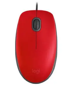 Logitech M110 SILENT Wireless Maus rot