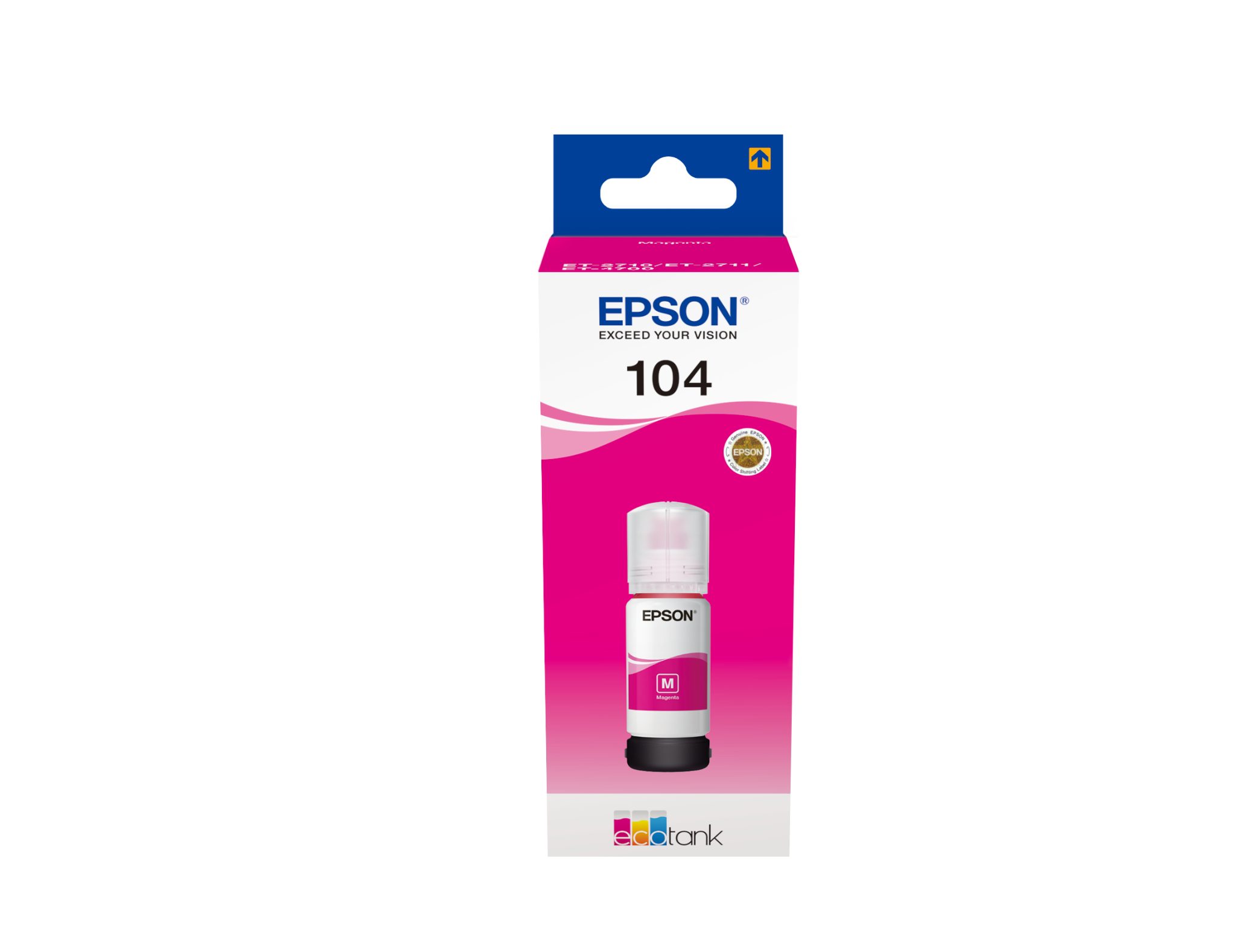 Epson Tintenflasche 104 Magenta (65ml, ca. 7.500 S.) EcoTank Epson Tintenflasche 104 Magenta (65ml, ca. 7.500 S.) EcoTank