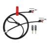 Kensington ClickSafe® Twin-Laptopschloss Kensington CableSaver™. Produktfarbe: Grau, Beste Verwendung: PC, Material: Metall. Gewicht: 30 g