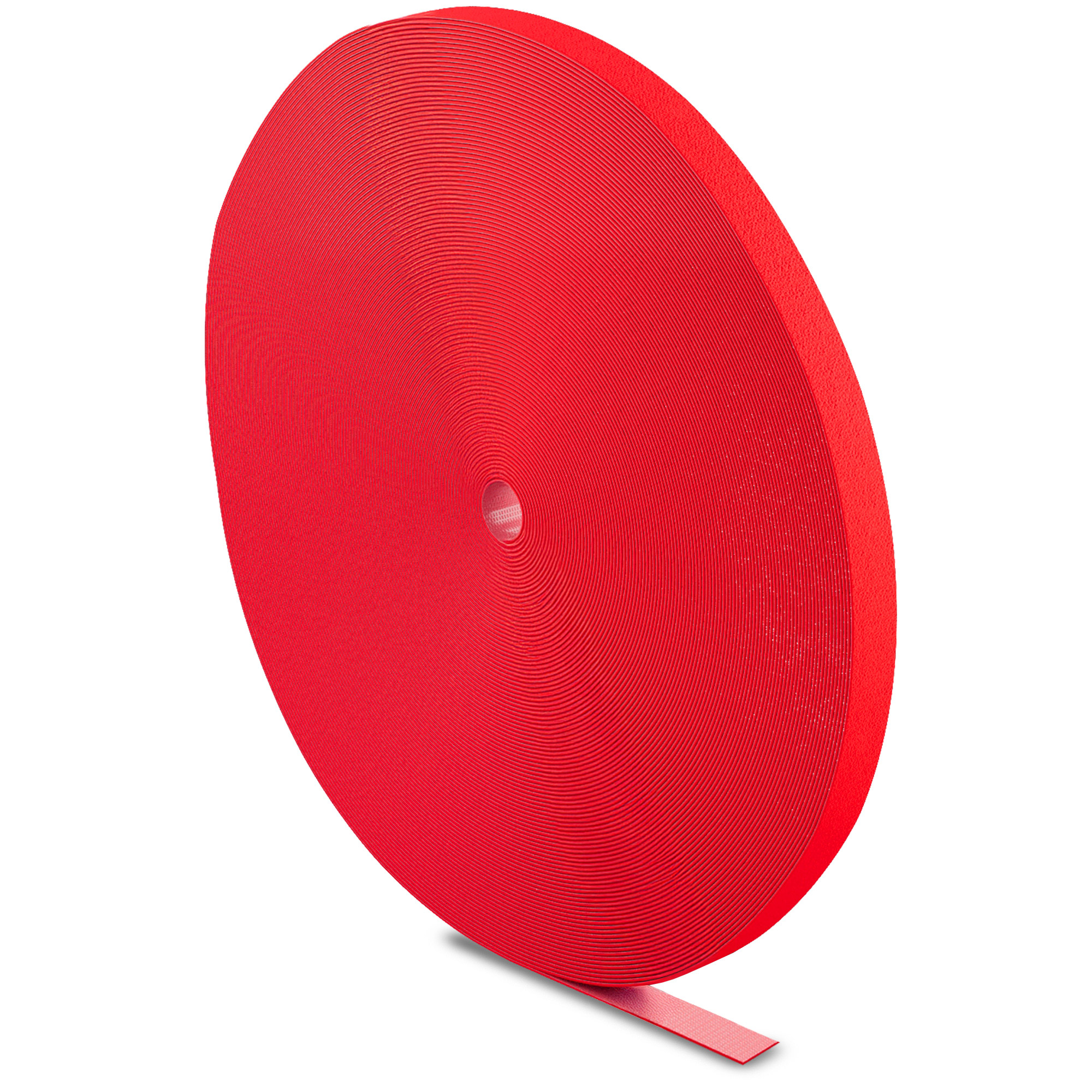 LABEL THE CABLE LTC PRO Roll Strap, doppelseitige Klettbandrolle, 25m, rot LABEL THE CABLE LTC PRO Roll Strap, doppelseitige Klettbandrolle, 25m, rot