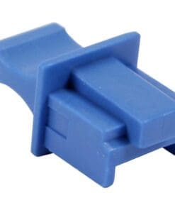 InLine® Staubschutz, für RJ45 Buchse, Farbe: blau, 10er Blister, blau
