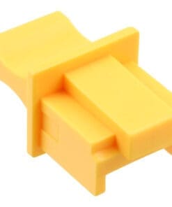 InLine® Staubschutz, für RJ45 Buchse, Farbe: gelb, 10er Blister, gelb