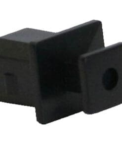 InLine® Staubschutz, für USB B Buchse, schwarz, 50er Pack, schwarz