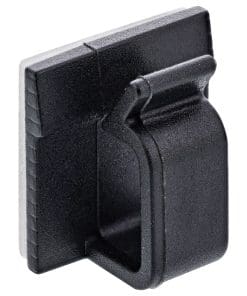 100er Pack InLine® Kabelmanager Klebesockel M, Nylon, 3M-Klebepad, schwarz