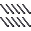 10er Pack InLine® Kabelbinder Silikon, wiederverschließbar, 97x10mm, schwarz