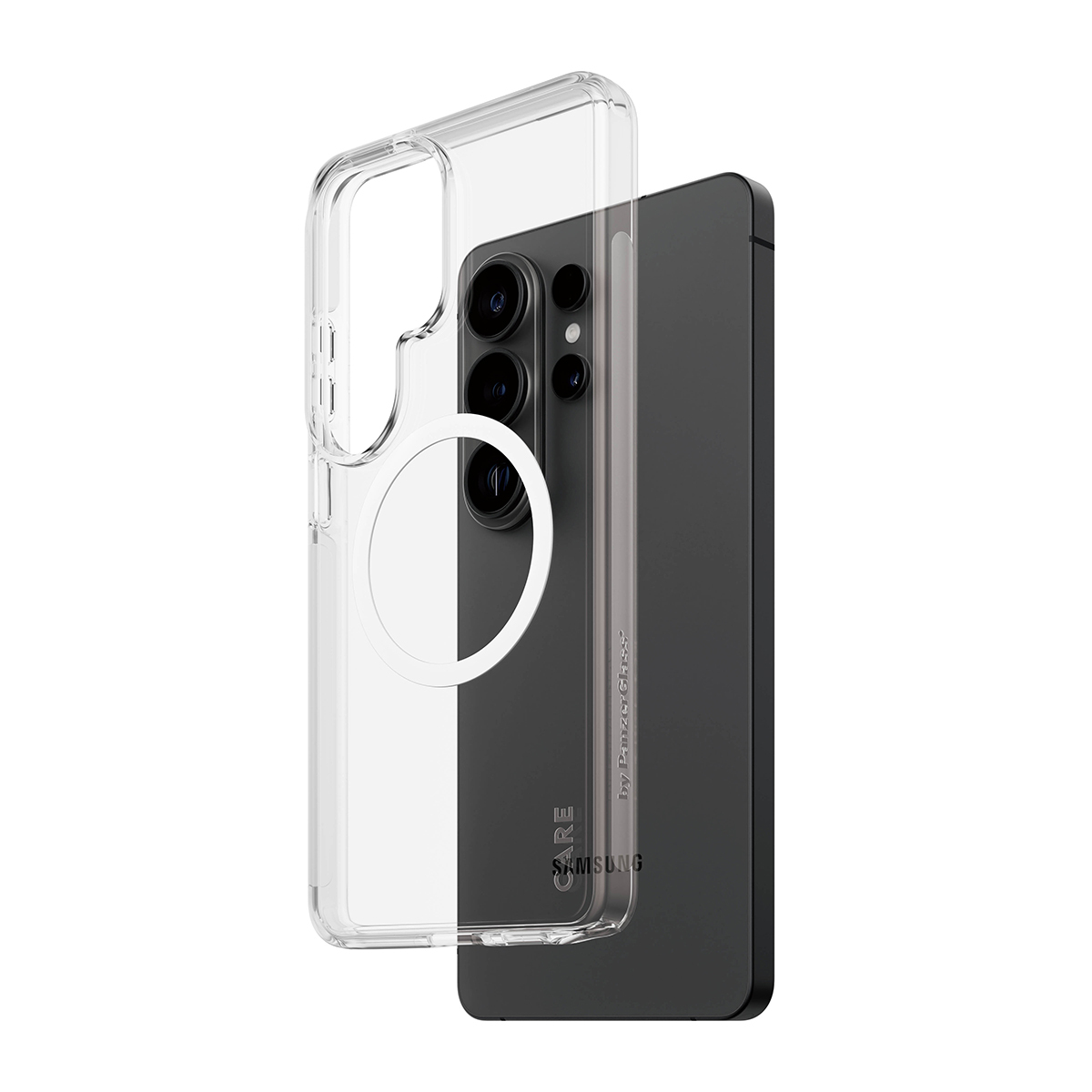 CARE Urban Explorer Case Clear w. White Qi Galaxy S26 Ultra CARE Urban Explorer Case Clear w. White Qi Galaxy S26 Ultra