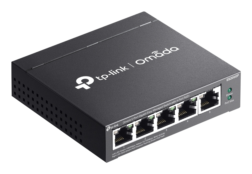 Omada ES205G 5-Port Gigabit Easy Managed Switch Omada ES205G 5-Port Gigabit Easy Managed Switch – Bild 4