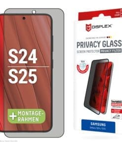 DISPLEX Sichtschutz / Privacy Panzerglas Samsung Galaxy S24, Galaxy S25