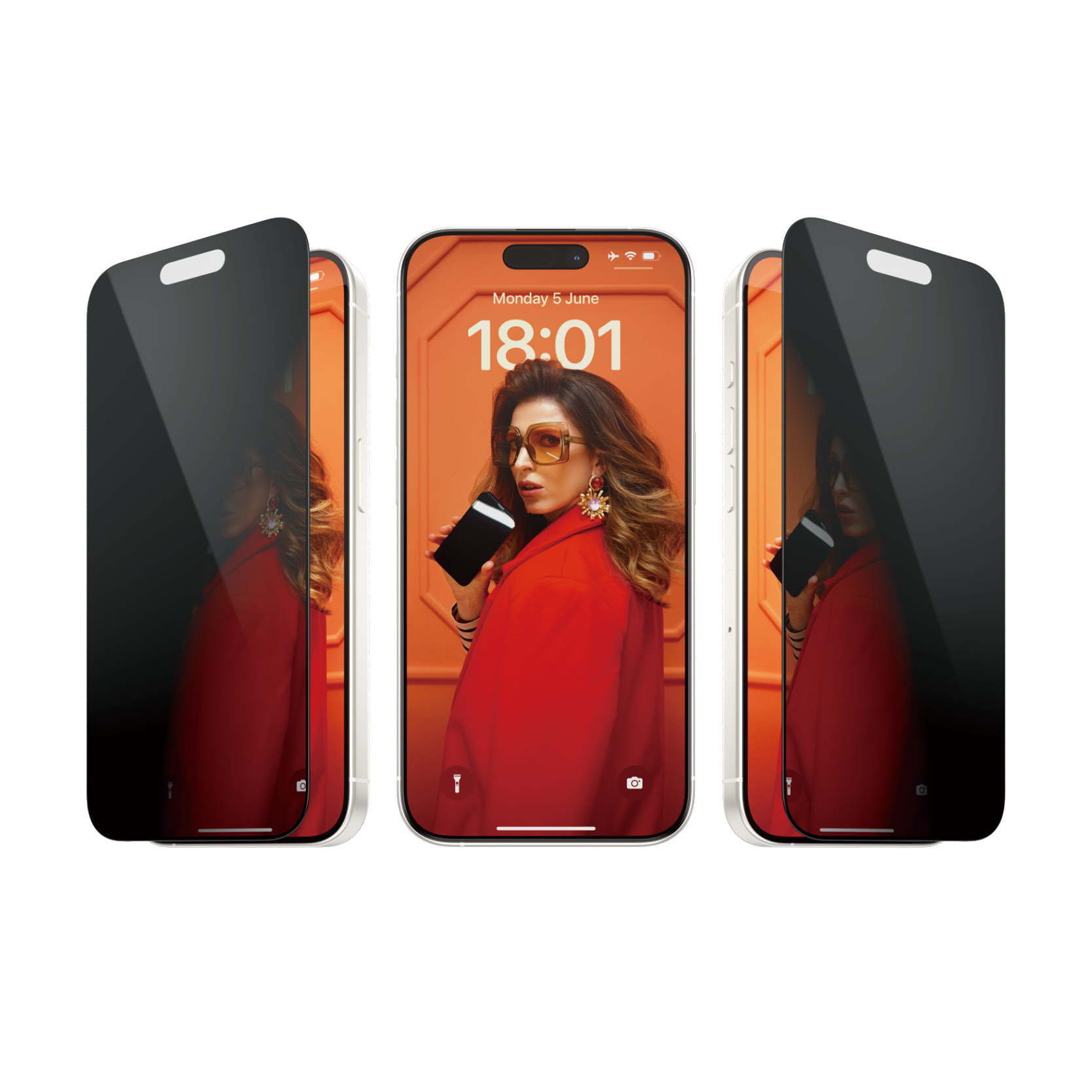 PanzerGlass Privacy iPhone 15 Pro, UWF w. EasyAligner PanzerGlass Privacy iPhone 15 Pro, UWF w. EasyAligner