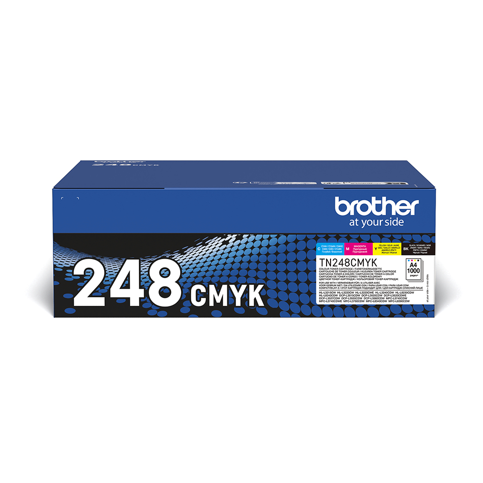 Brother Toner TN-248VAL Value Pack (je 1x BK/M/C/Y) Brother Toner TN-248VAL Value Pack (je 1x BK/M/C/Y)
