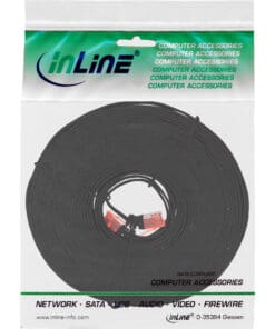 InLine® Patchkabel flach, U/UTP, Cat.6, schwarz, 7m, schwarz – Bild 4