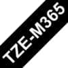 Brother TZe-M365 schwarz matt / weiß, 36 mm, 8 m, laminiert Das matte laminierte TZe-M65 Schriftband ist dank der leicht lesbaren weißen Schriftfarbe besonders vielseitig einsetzbar - damit Sie zu Hause, im Büro und an anderen Arbeitsplätzen alle Beschriftungsaufträge mühelos erledigen können. Das TZe-M65 ist für eine Vielzahl von Brother P-touch Beschriftungsgeräten geeignet.