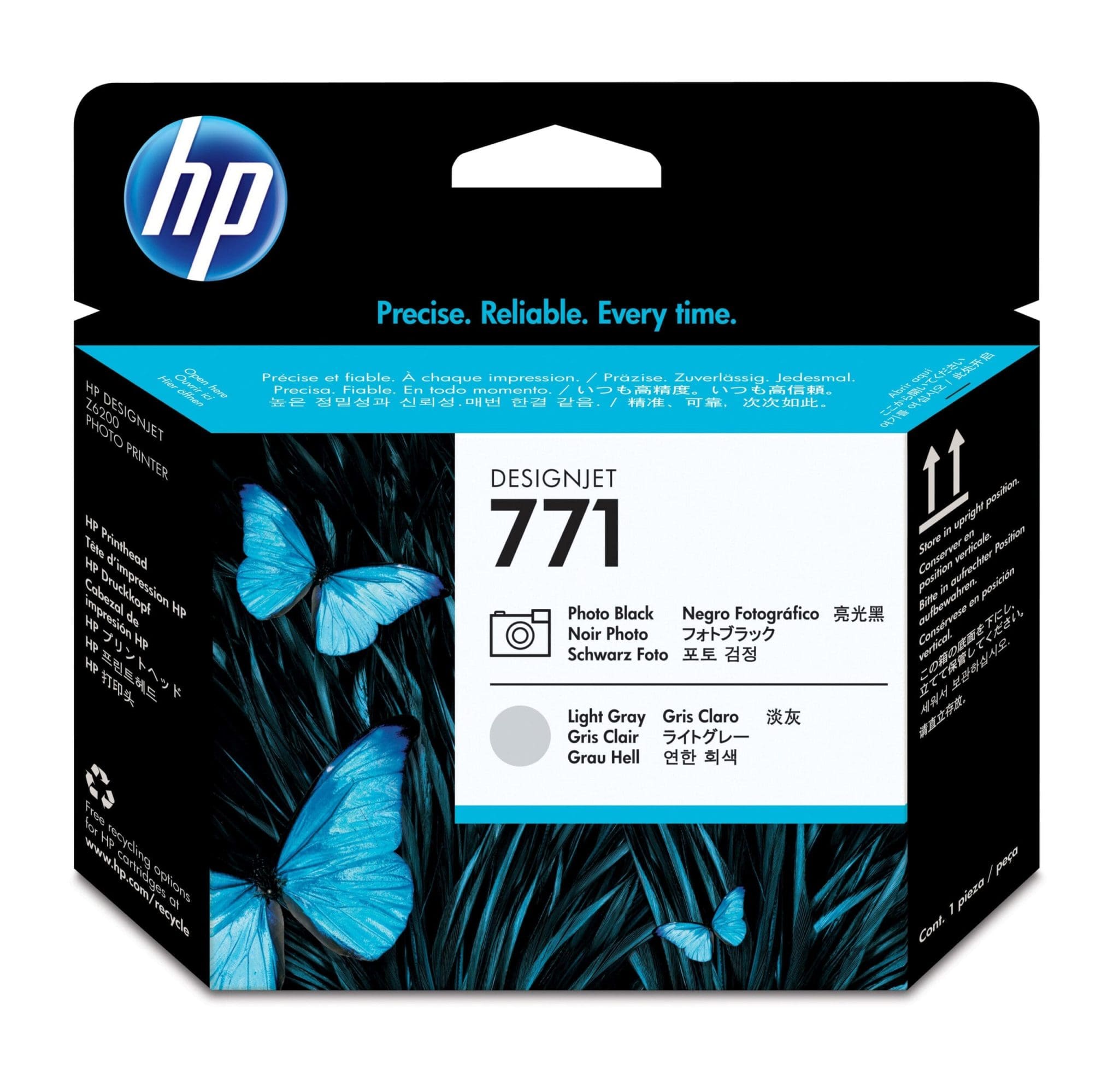 HP 771 Fotoschwarz/Hellgrau DesignJet Druckkopf HP 771 Fotoschwarz/Hellgrau DesignJet Druckkopf – Bild 2