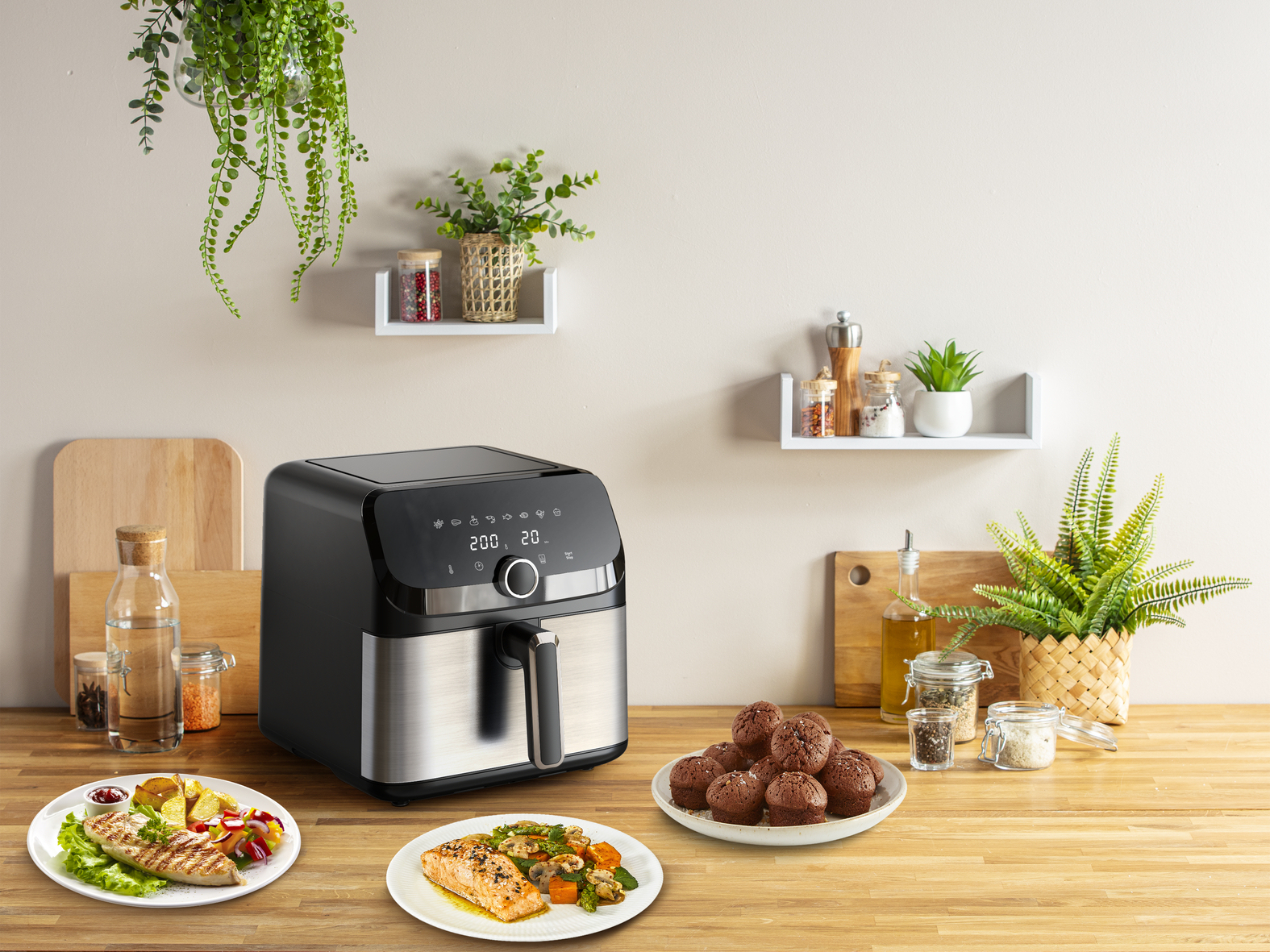 Tefal Easy Fry Mega Heißluftfritteuse, 7,5l, EY855D Tefal Easy Fry Mega Heißluftfritteuse, 7,5l, EY855D – Bild 10