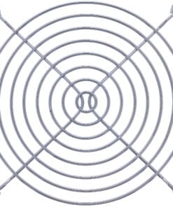 Alternative view of InLine® Lüftergitter Metall, verchromt, 120x120mm, silber