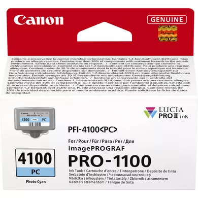 Canon PFI4100PC IPF Tinte Photo Cyan Canon PFI4100PC IPF Tinte Photo Cyan – Bild 2