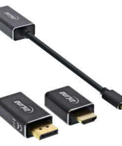 Alternative view of USB Display Konverter Set 6-in-1USB Typ-C Stecker zu DisplayPort BuchseHDMIVGA (DP Alt Mode)