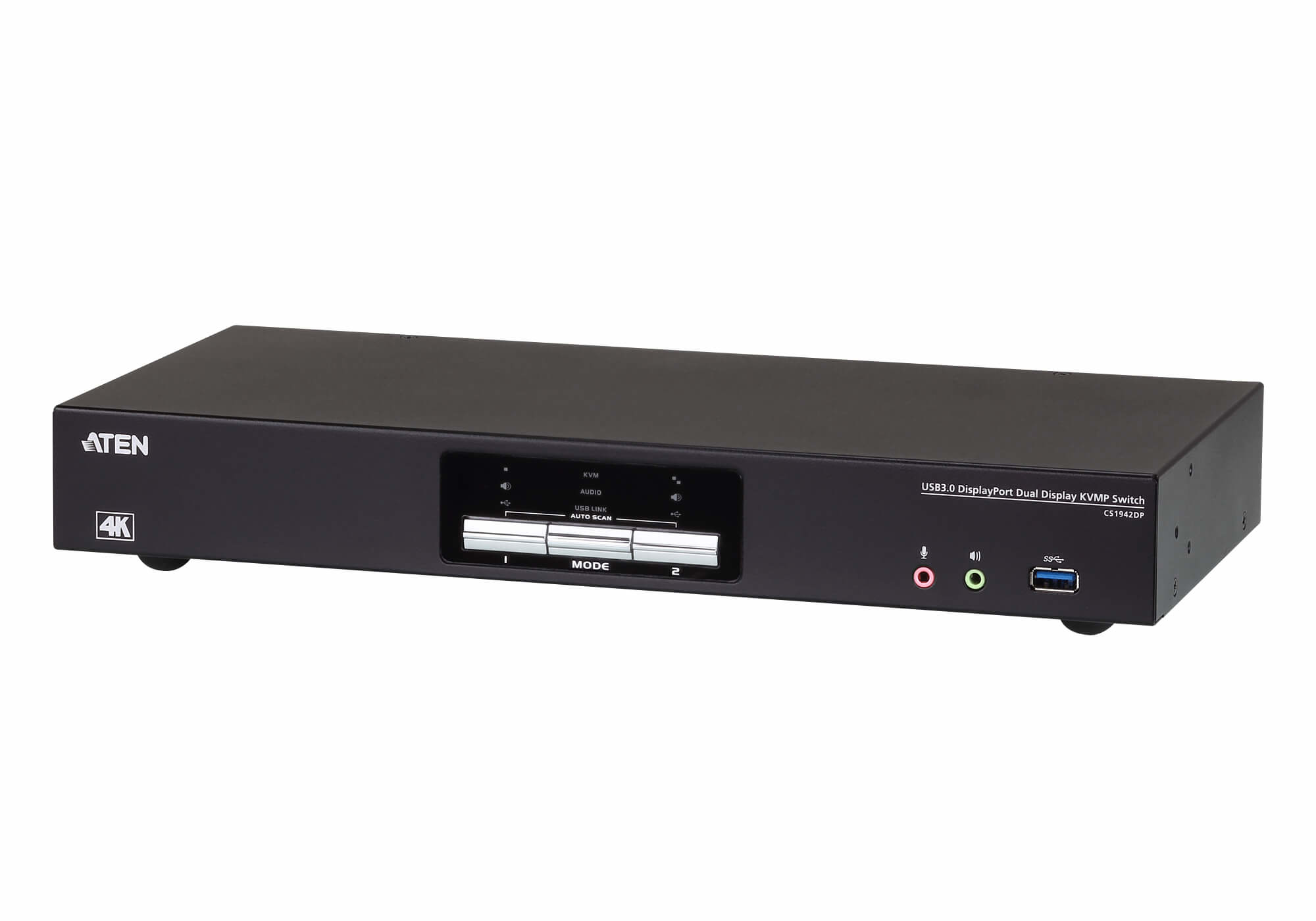 ATEN CS1942DP KVMP-Switch 2-fach, DisplayPort für 2 Displays 4K, USB 3.0, Audio ATEN CS1942DP KVMP-Switch 2-fach, DisplayPort für 2 Displays 4K, USB 3.0, Audio