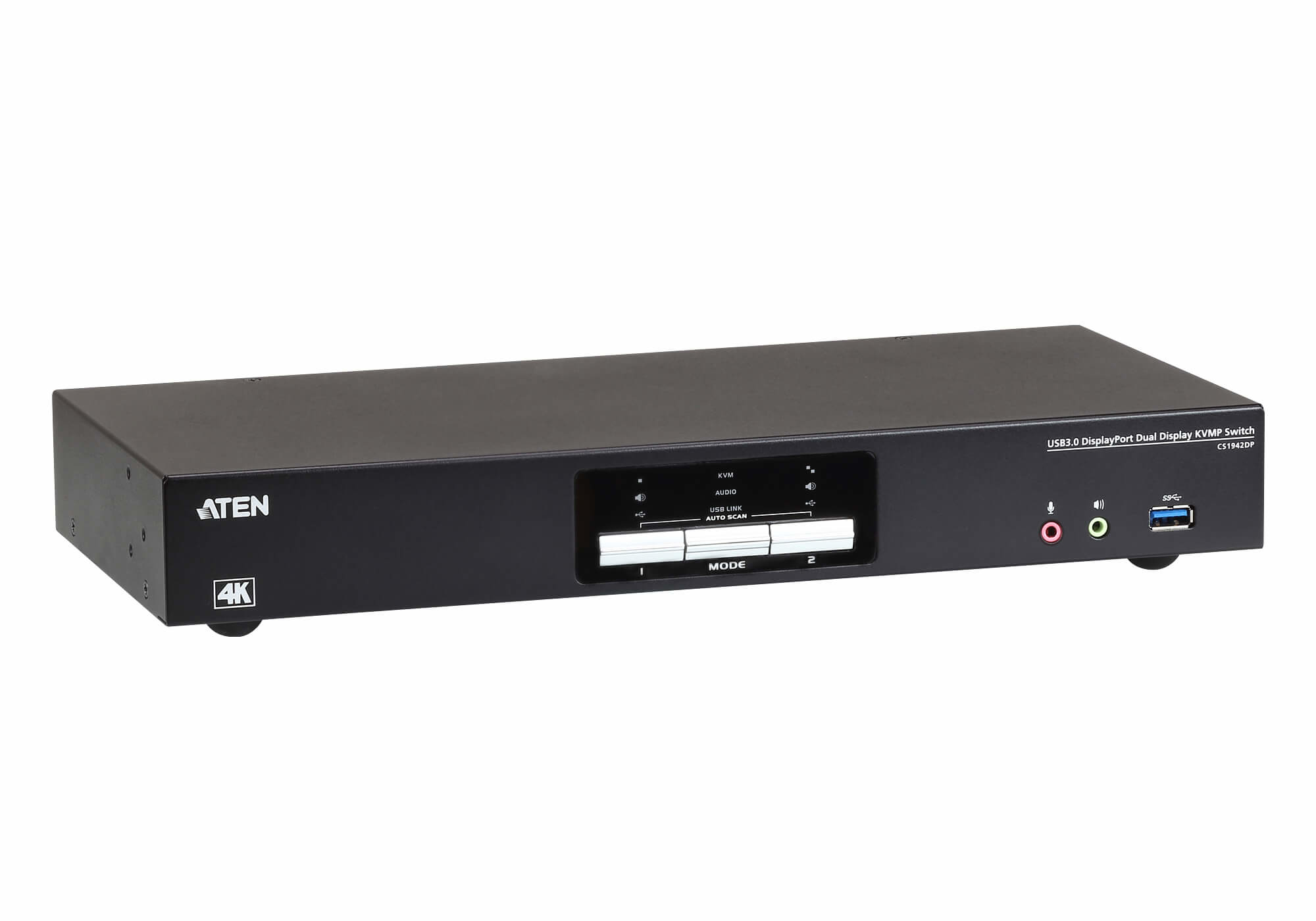 ATEN CS1942DP KVMP-Switch 2-fach, DisplayPort für 2 Displays 4K, USB 3.0, Audio ATEN CS1942DP KVMP-Switch 2-fach, DisplayPort für 2 Displays 4K, USB 3.0, Audio – Bild 4
