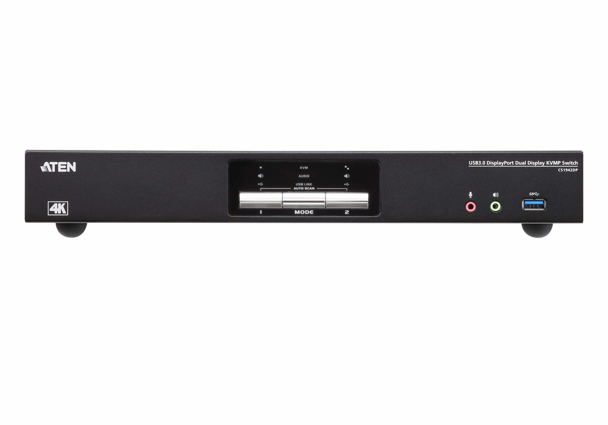 ATEN CS1942DP KVMP-Switch 2-fach, DisplayPort für 2 Displays 4K, USB 3.0, Audio ATEN CS1942DP KVMP-Switch 2-fach, DisplayPort für 2 Displays 4K, USB 3.0, Audio – Bild 3