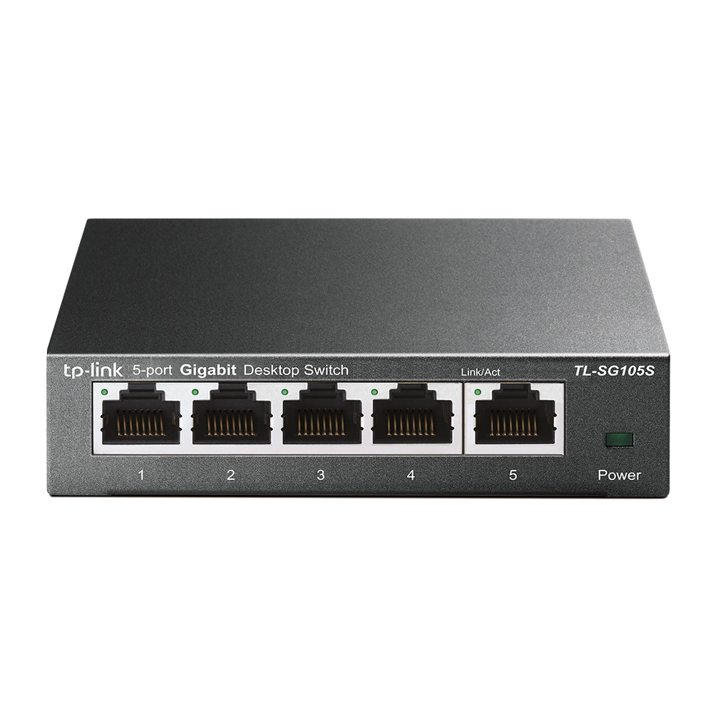 TP-Link TL-SG105S 5-Port Gigabit Desktop Switch TP-Link TL-SG105S 5-Port Gigabit Desktop Switch